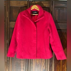 Lands' End Women's Bold‎ Red Blazer
